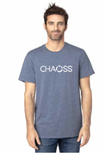 Blue CHAOSS Logo T-Shirt